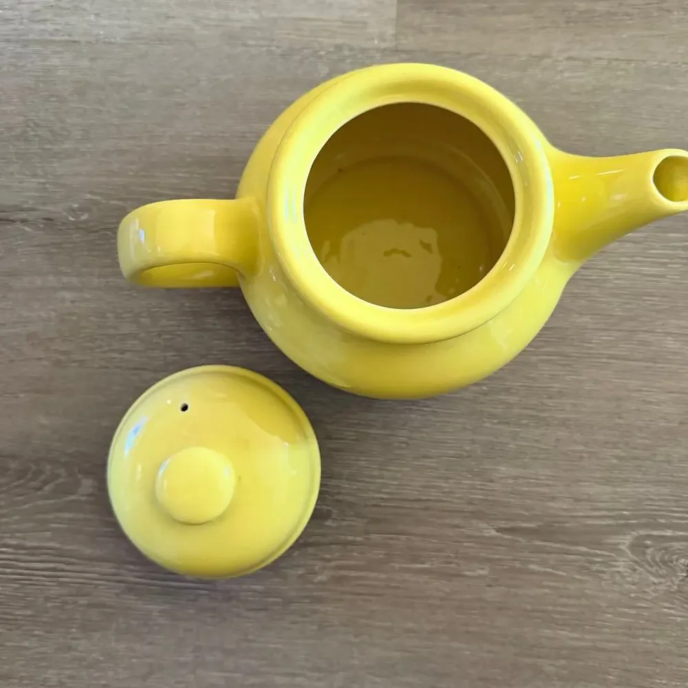 Rondo Gailstyn-Sutto Vintage Yellow Stoneware Teapot Japan 1983 Ceramic